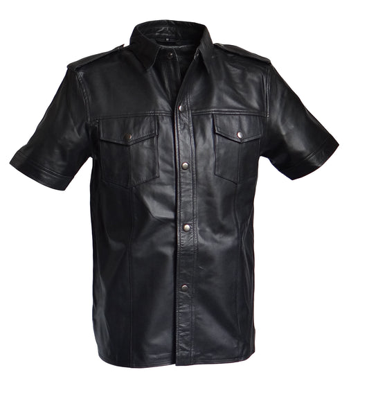 Herren Lederhemden aus weichem Lamm-Leder – Leather Dealer