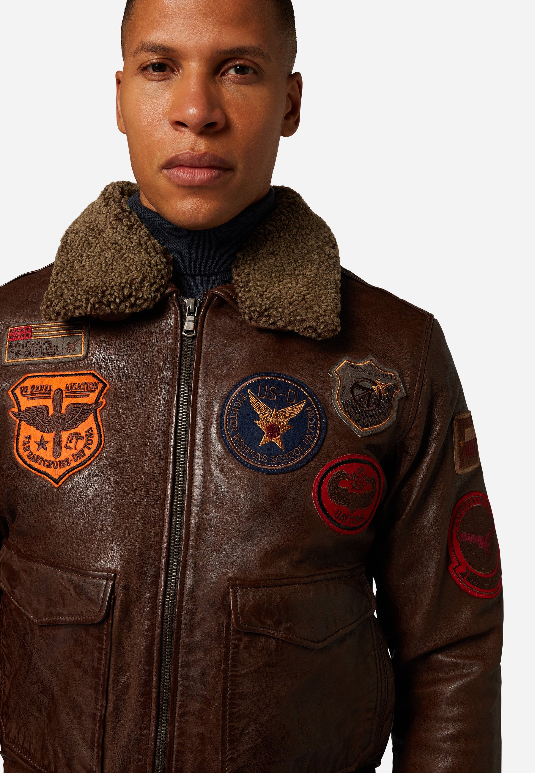 Jacket Braune Kunstlederjacke Herren Braune Lederjacke Beste